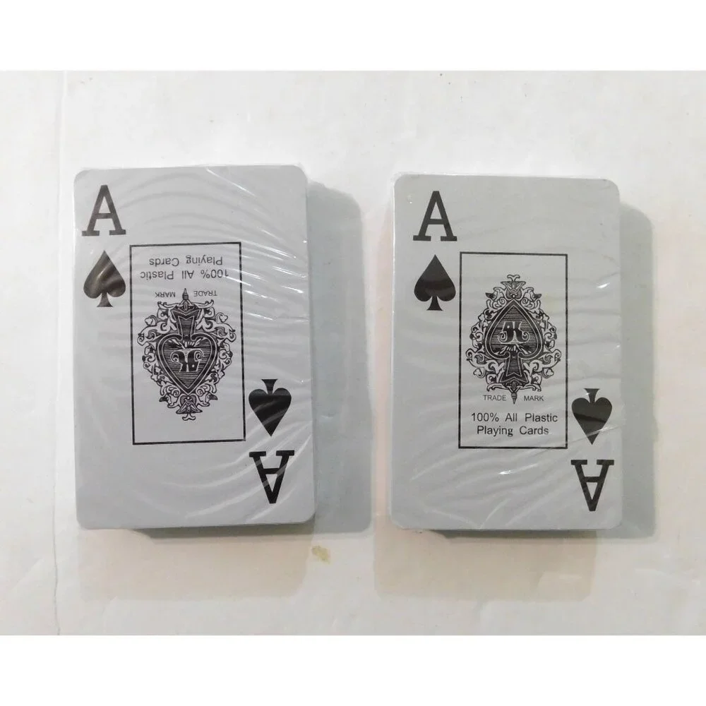 American Flag Playing Cards Double Deck Set 100% Plastic Sealed